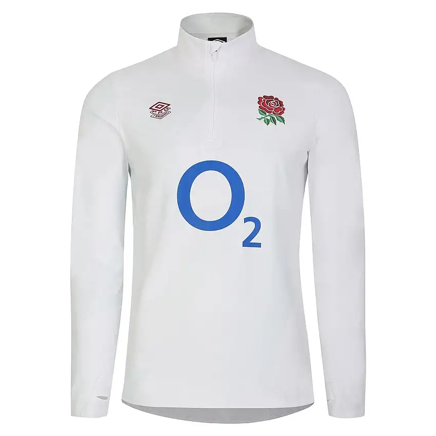 Umbro England Rugby Warm Up Layer Top 2023 Juniors