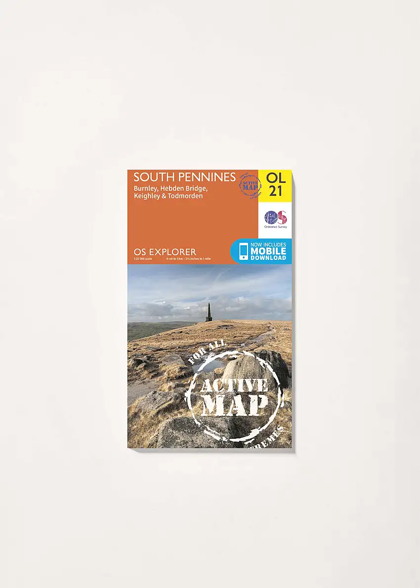 South Pennines - OS Explorer Active OL21 Map-179021900