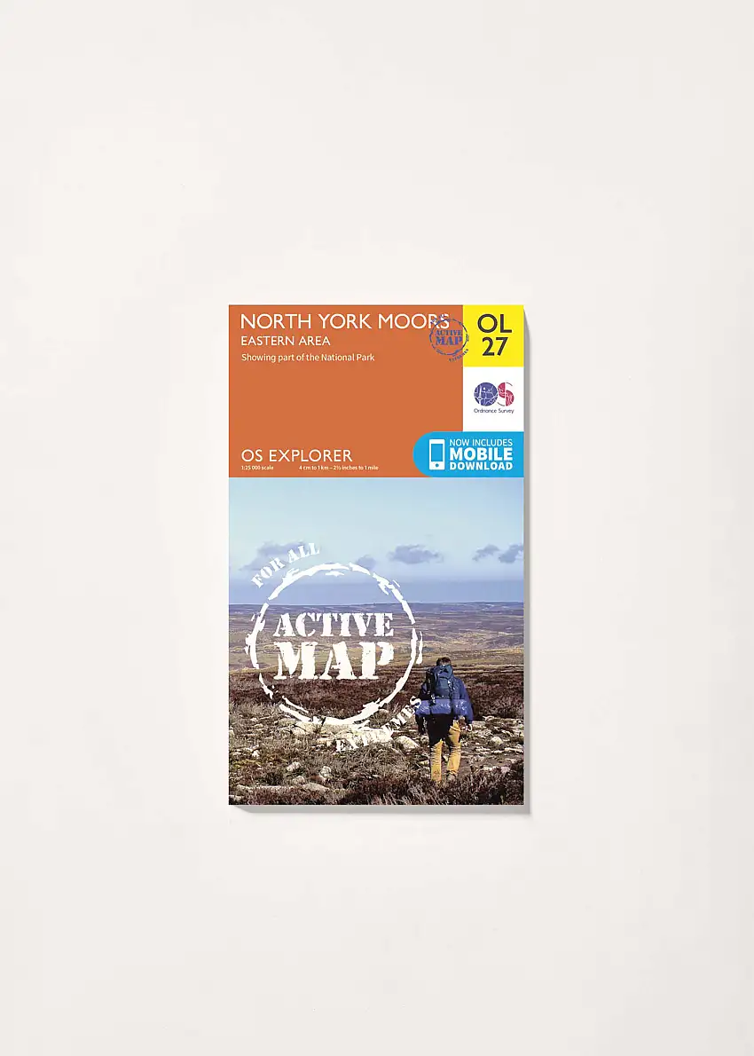 North York Moors - Eastern Area - OS Explorer Active OL27 Map-179027900
