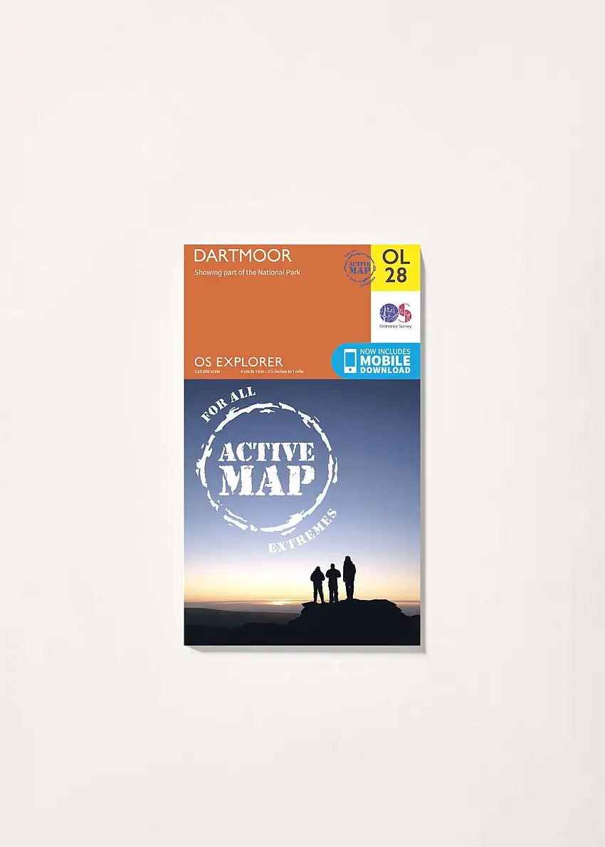Dartmoor - OS Explorer Active OL28 Map-179028900
