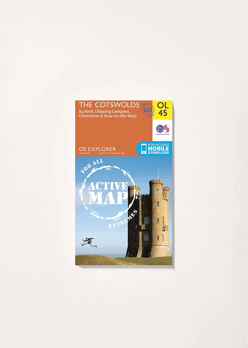 The Cotswolds - OS Explorer Active OL45 Map-179045900