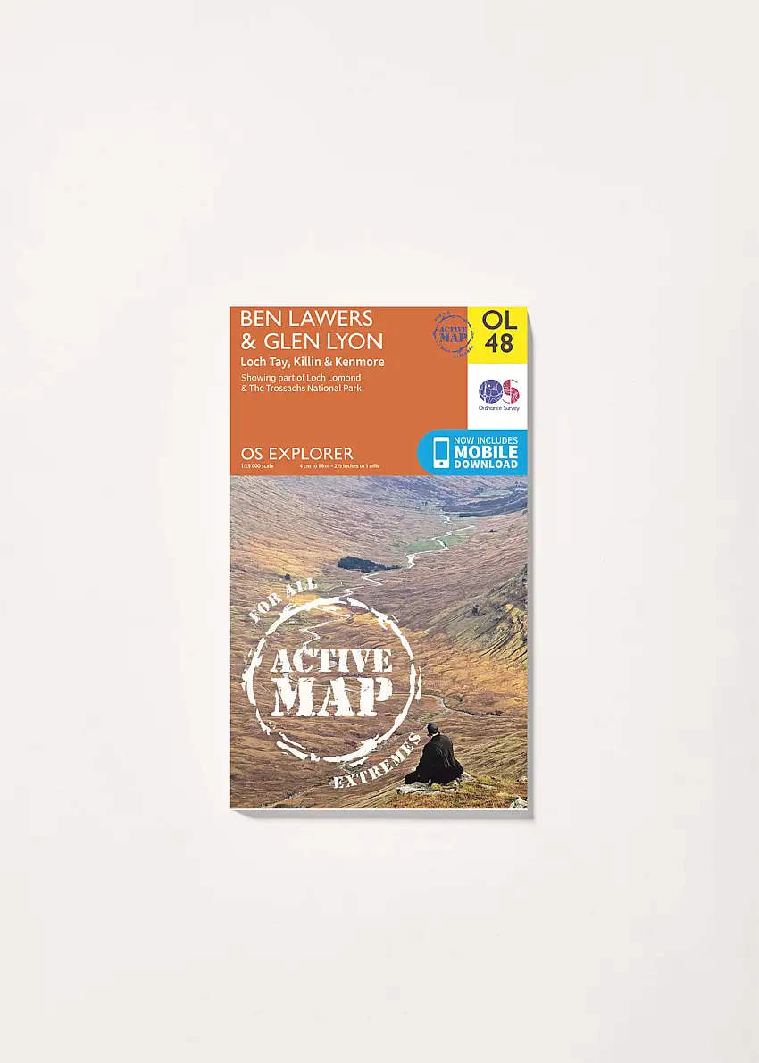Ben Lawers & Glen Lyon - OS Explorer Active OL48 Map-179048900