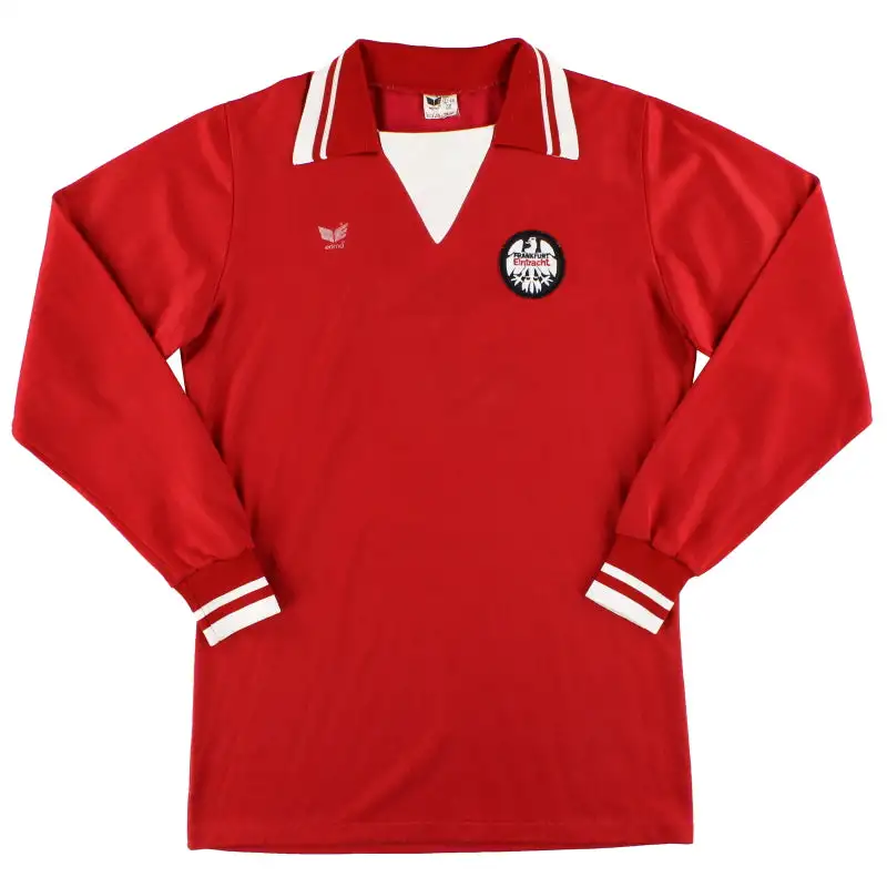 1978-79 Eintracht Frankfurt Erima Home Shirt L/S #9 L