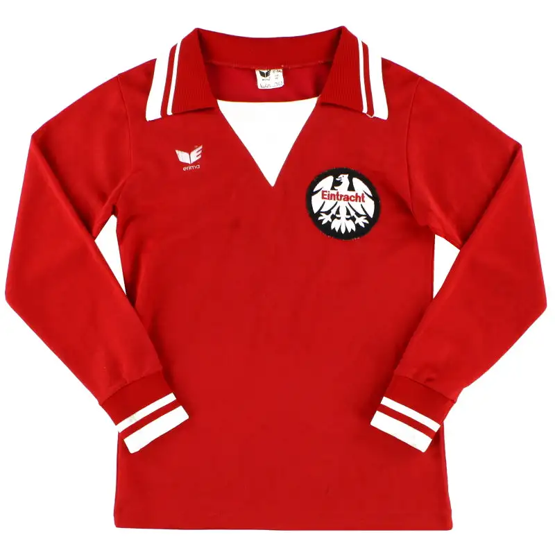 1978-79 Eintracht Frankfurt Home Shirt L/S S