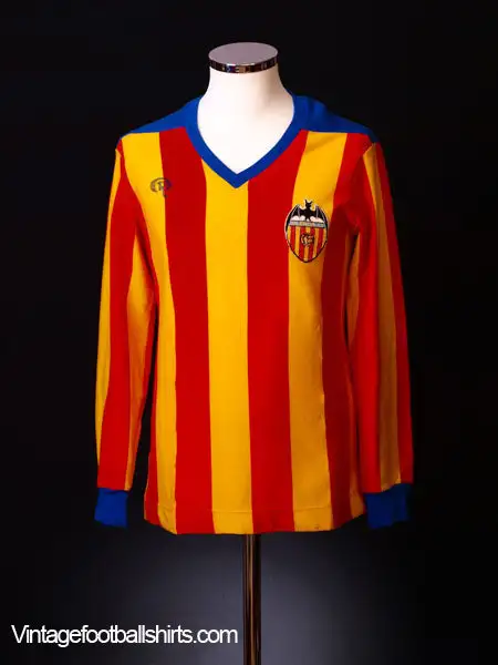 1978 Valencia Match Worn Shirt vs W.B.A U.E.F.A Cup No16 L/S