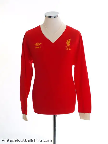 1979-82 Liverpool Home Shirt L/S *Mint* M