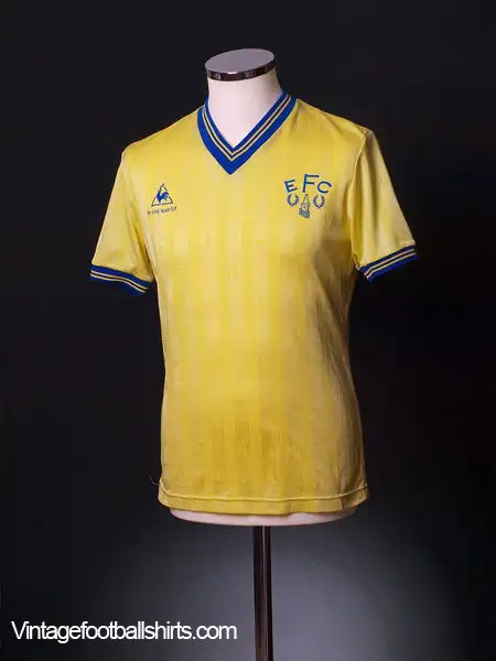 1985-86 Everton Away Shirt *Mint* M