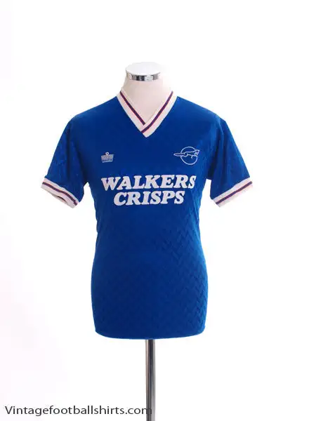 1987-88 Leicester City Home Shirt M