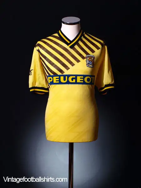 1989-91 Coventry Away Shirt XL