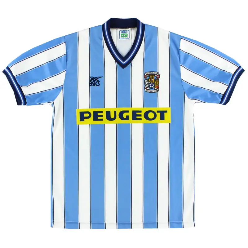 1989-91 Coventry Asics Home Shirt L