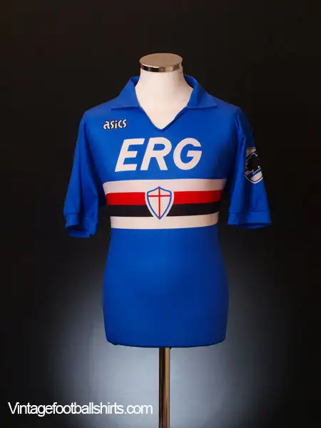 1990-91 Sampdoria Home Shirt M