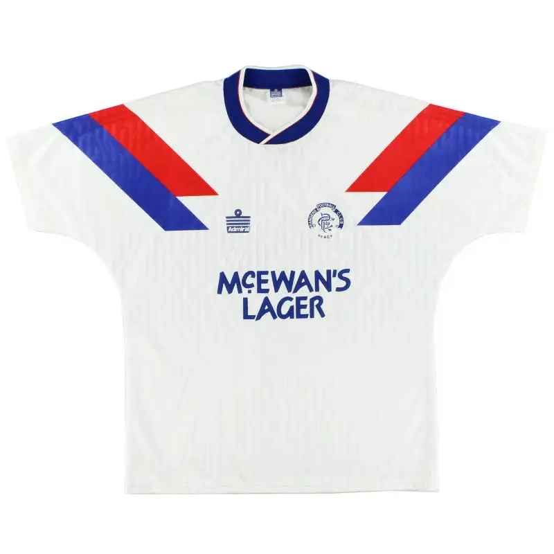 1990-92 Rangers Away Shirt *Mint* XL