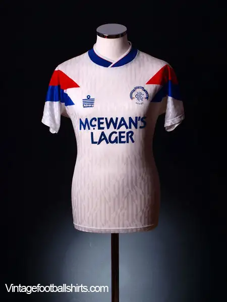 1990-92 Rangers Away Shirt *Mint* M