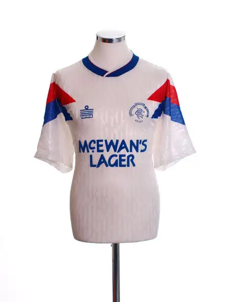1990-92 Rangers Away Shirt XL