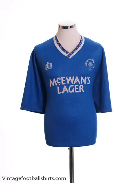 1990-92 Rangers Home Shirt Y