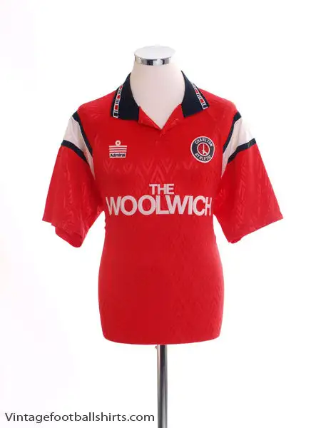 1991-92 Charlton Home Shirt L
