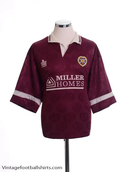 1991-92 Hearts Home Shirt #4 XL