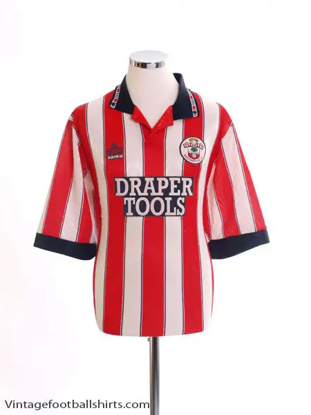 1991-93 Southampton Home Shirt L