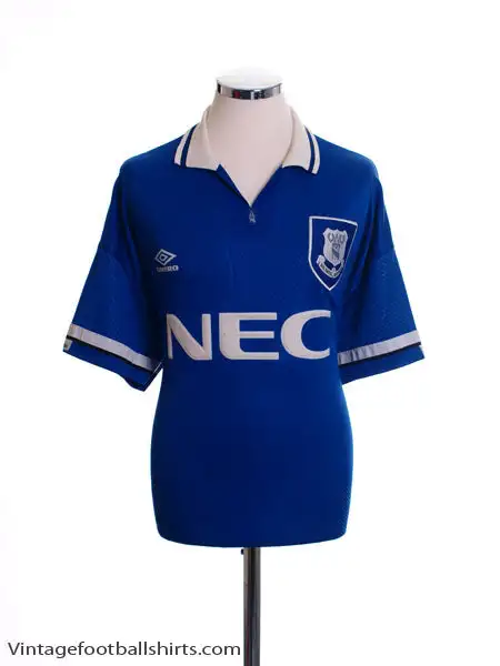 1993-95 Everton Home Shirt L