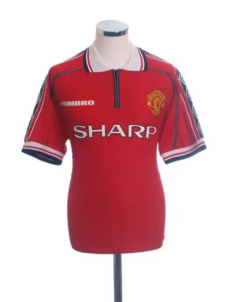 1998-00 Manchester United Home Shirt XXL