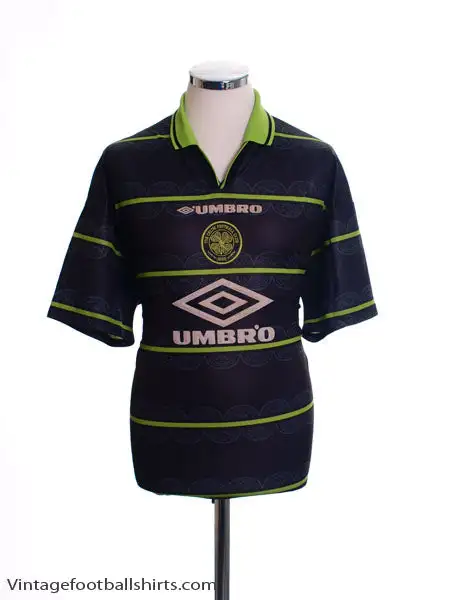 1998-99 Celtic Away Shirt L