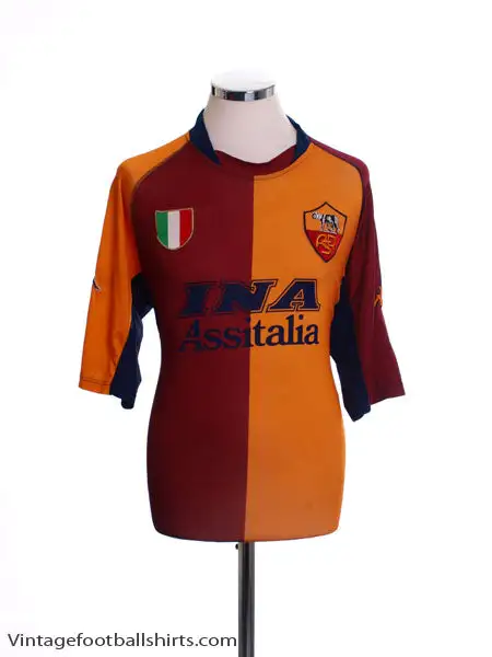 2001-02 Roma European Shirt XXL
