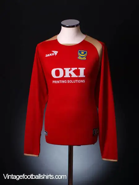 2005-06 Portsmouth Away Shirt *Mint* L/S XL