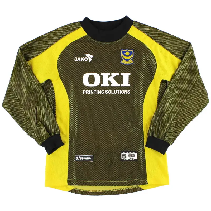 2005-06 Portsmouth Jako Goalkeeper Shirt *Mint* S