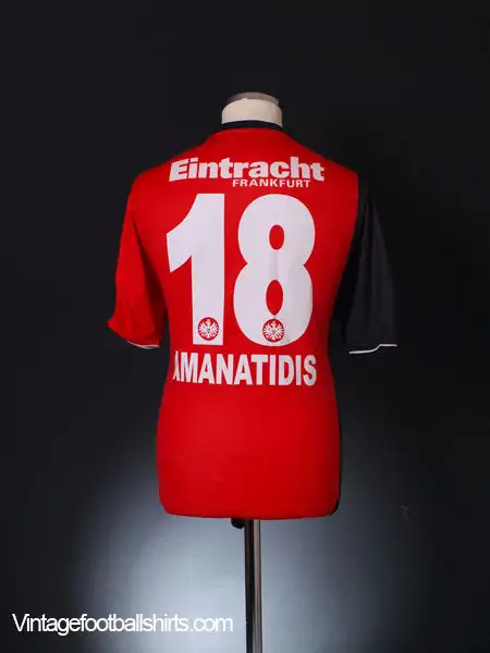 2008-09 Eintracht Frankfurt Home Shirt Amanatidis #18 M/L