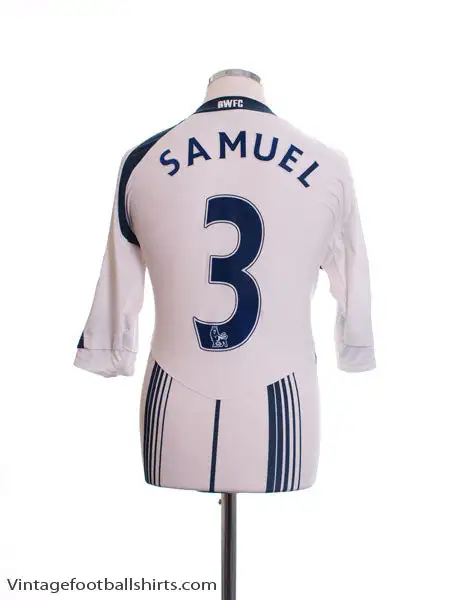 2009-10 Bolton Home Shirt Samuel #3 M