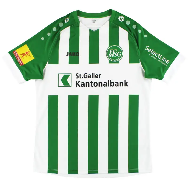 2020-21 St Gallen Jako Home Shirt *As New* XL