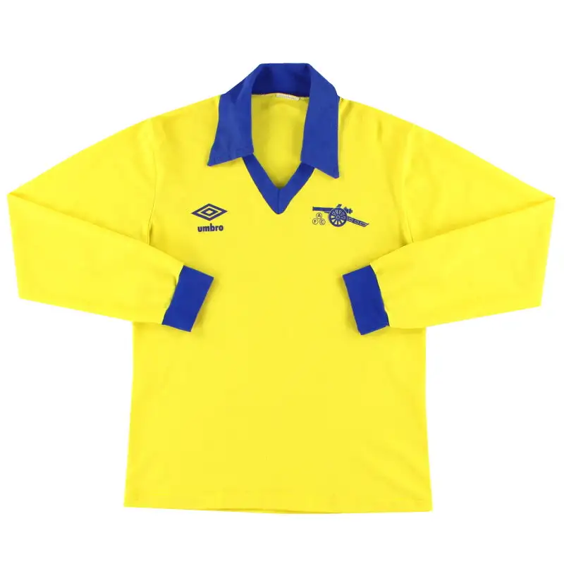 1978-81 Arsenal Umbro Away Shirt L/S Y