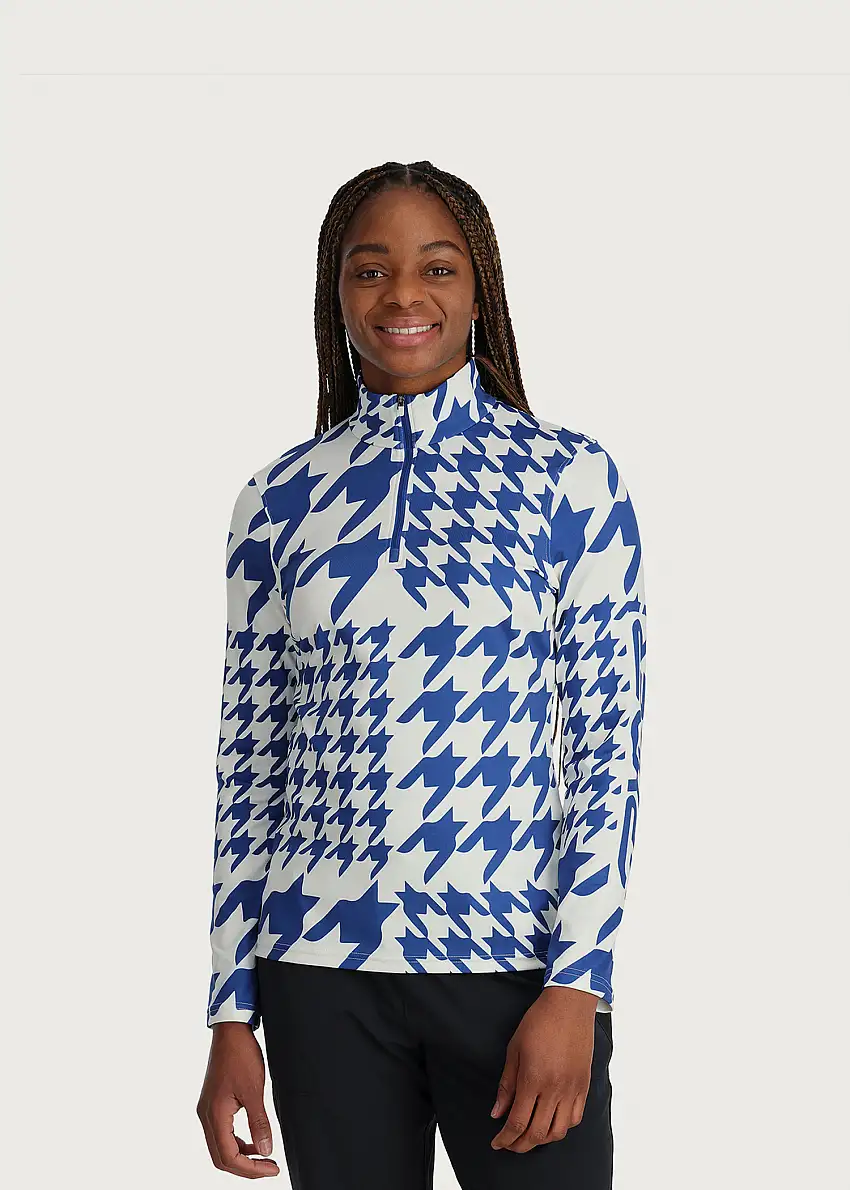 Houndstooth 1/2 Zip-338309940