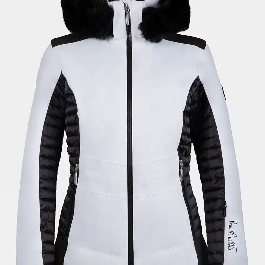 Henri Duvillard Womens Camille Faux Fur Ski Jacket