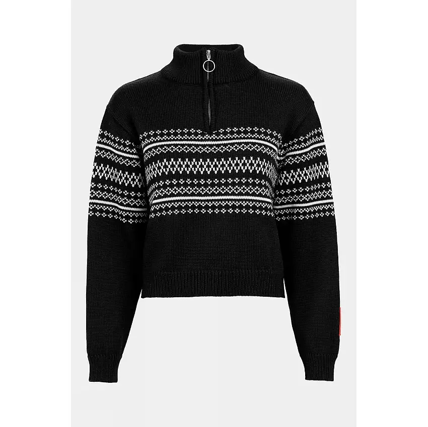 The Mountain Studio Womens K-2 Ski Half Zip Knitted Sweater