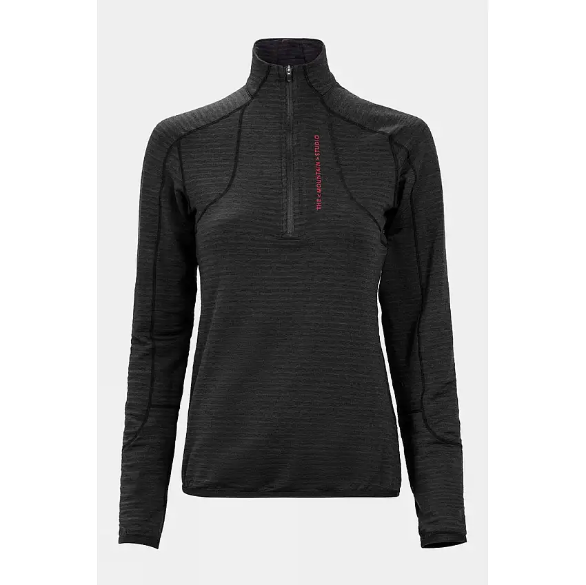 The Mountain Studio Womens M-3 Light Tech Half Zip Fleece Top