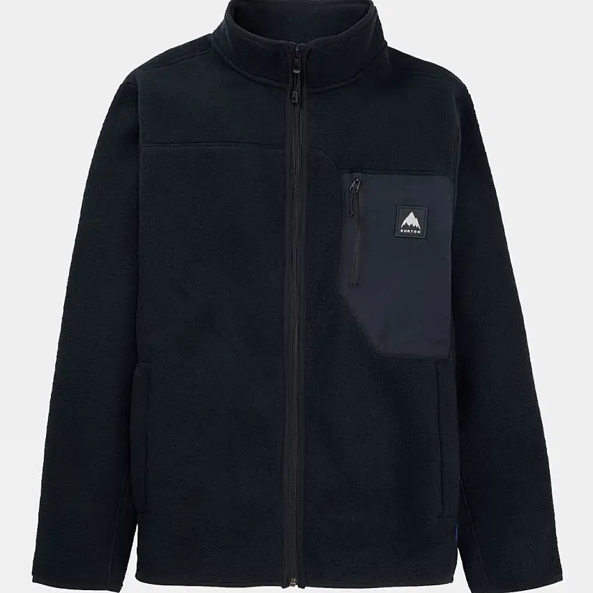 Burton Mens Cinder Full Zip Fleece Jacket