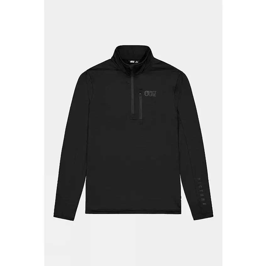 Picture Mens Bake Grid Quarter Zip Fleece