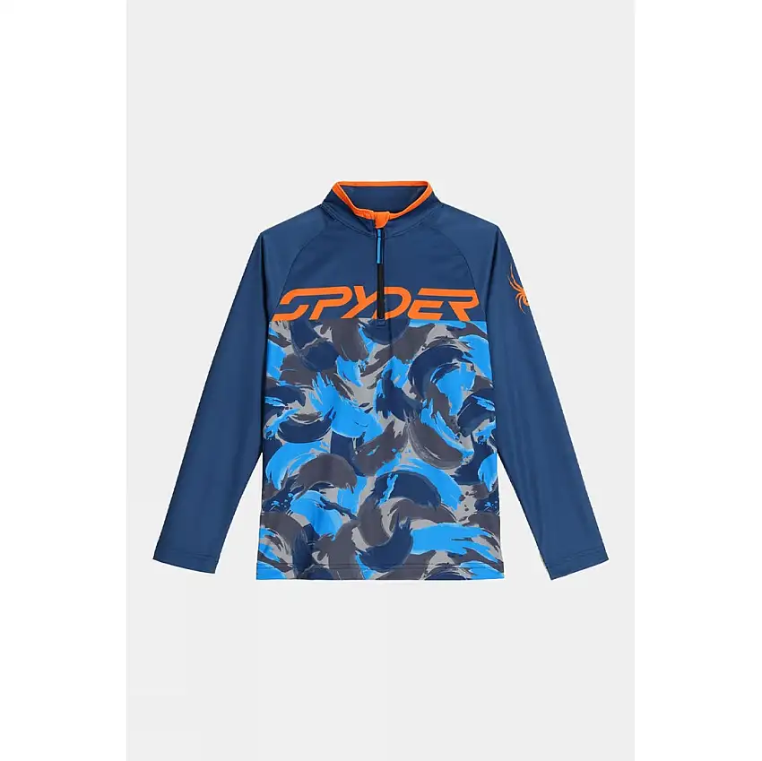 Spyder Youth Camo Half Zip Fleece 14+