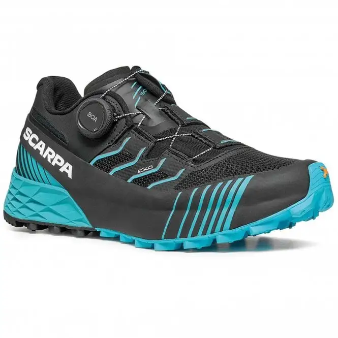Scarpa Ribelle Run Kalibra ST Womens Trail Running Shoes Black/Azure