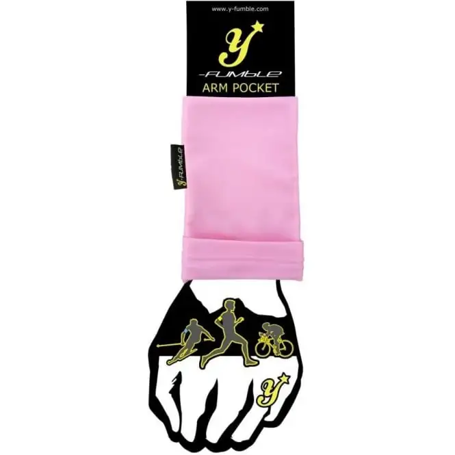 Y-Fumble Running Arm Pocket Pink