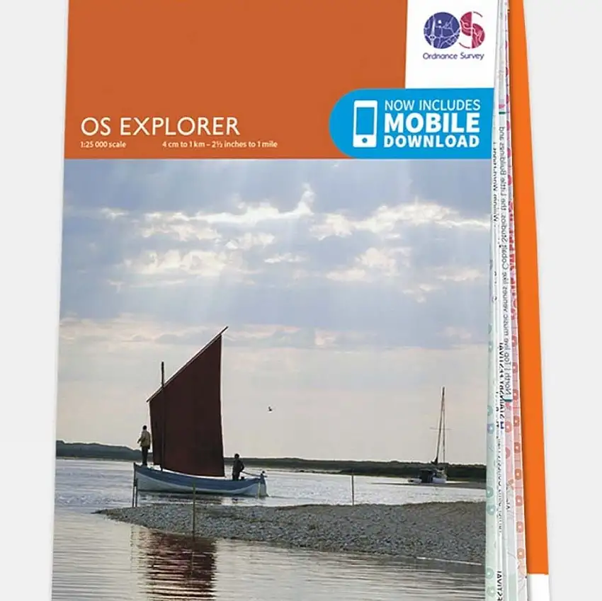 Ordnance Survey Explorer Map 251 Norfolk Coast Central