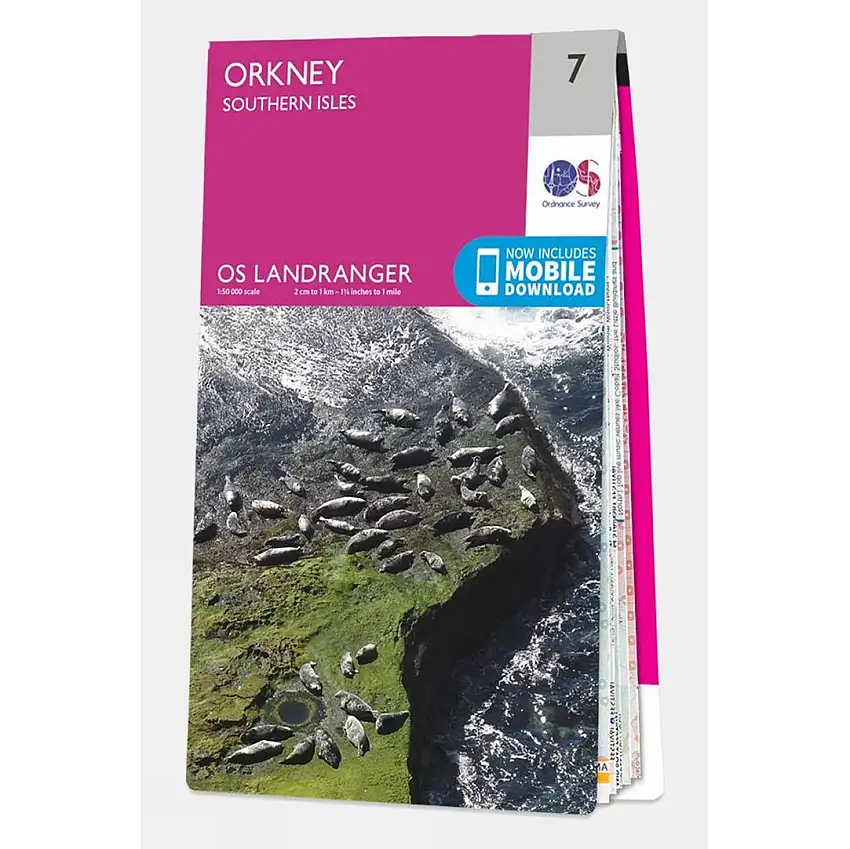 Ordnance Survey Landranger Map 07 Orkney - Southern Isles