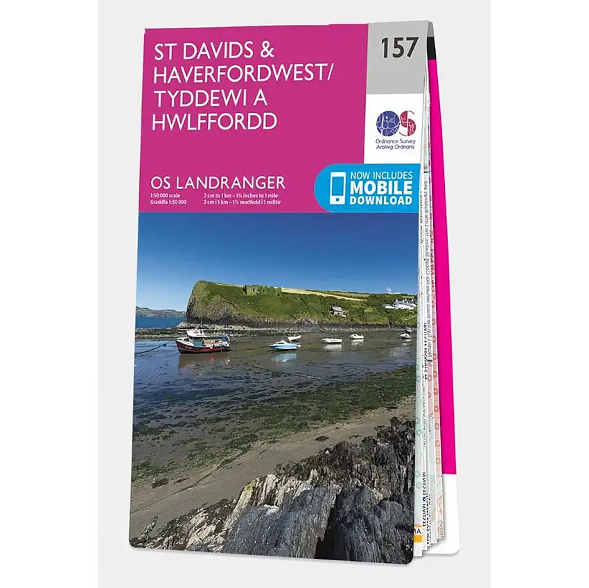 Ordnance Survey Landranger Map 157 St David's and Haverfordwest